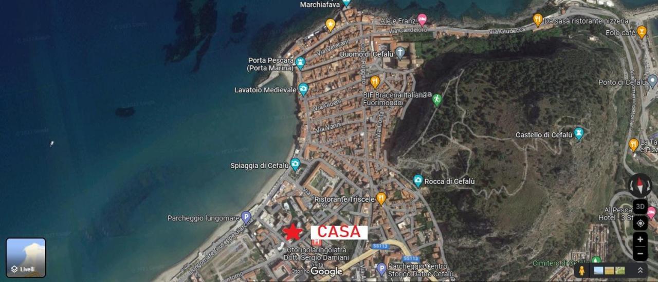 New Sea House Vicino La Spiaggia Del Lungomare Apartment Cefalù Exterior foto